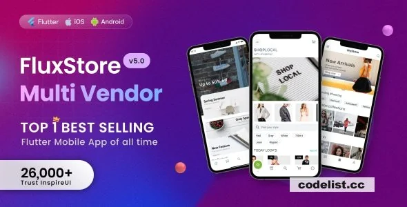 Fluxstore Multi Vendor v5.5 - Flutter E-commerce Full App