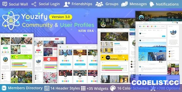 Youzify (formerly Youzer) v3.5.5 - BuddyPress Community &amp; WordPress User Profile Plugin