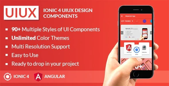 UIUX - IONIC 4 UI Design Components | Multipurpose Starter App