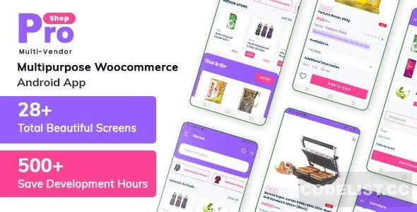 ProShop Multi Vendor v2.0.0 - Multipurpose Woocommerce Android App