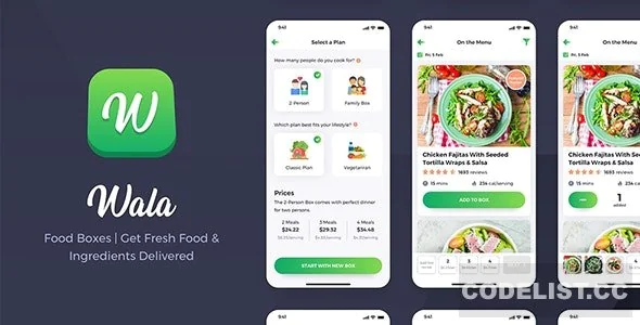 Wala v1.0 - Food & Delivery React Native App Template