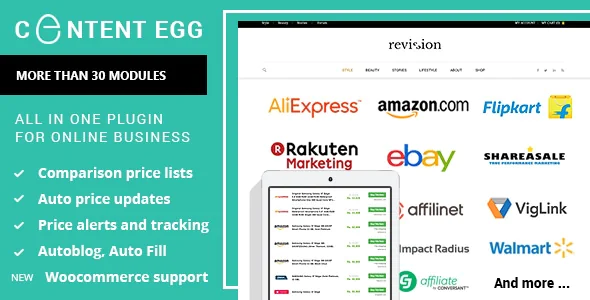 Content Egg v15.0.1 - all in one plugin for Affiliate, Price Comparison