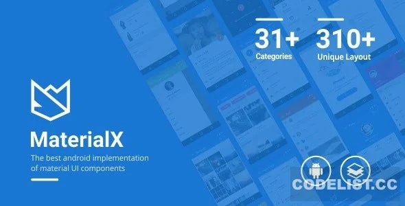 MaterialX v2.6 - Android Material Design UI Components