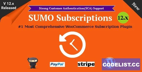 SUMO Subscriptions v15.8.0 - WooCommerce Subscription System