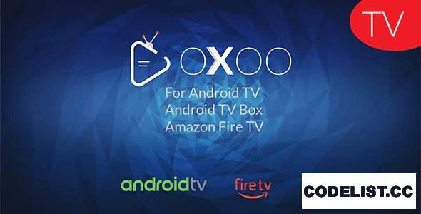 OXOO TV v1.0.5 - Android TV, Android TV Box And Amazon Fire TV Support for OVOO and OXOO