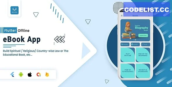 Flutter Offline eBook App v2.0.0