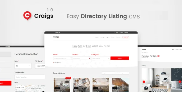 Craigs v1.0.1 - Classified Ads CMS Theme