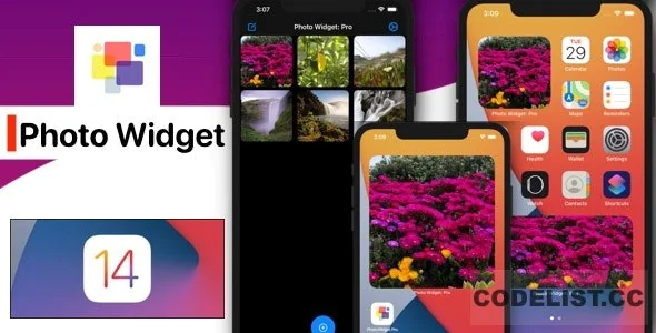 iOS 14 Photo Widget App v1.2 - (New iOS 14 Widget, SwiftUI)