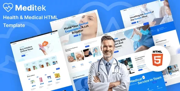 Meditek - Health &amp; Medical HTML Template