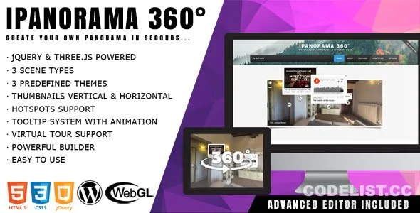 iPanorama 360° v1.8.7 - Virtual Tour Builder for WordPress