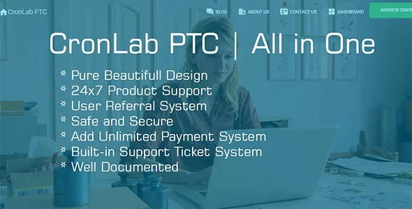 CronLab PTC v2.2 - All in One Script for PTC, HyIp, Crypto Trade & Money Investment