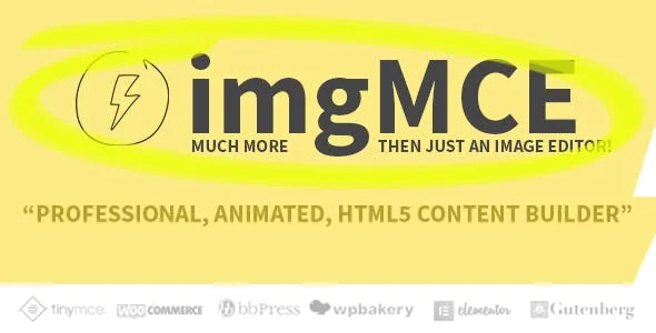 imgMCE v1.3.2 - Professional, Animated Image Editor & HTML5 content builder