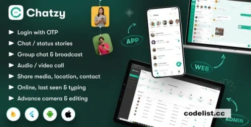 Chatzy v1.0.14 - Whatsap Clone Chat &amp; Call App
