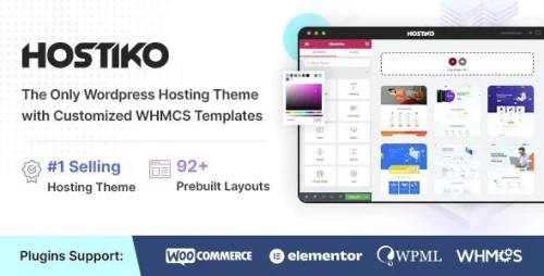 Hostiko 94.3.3 – Hosting WordPress & WHMCS Theme