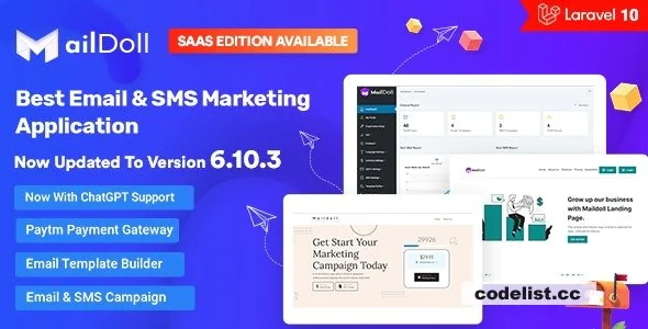 Maildoll v6.11.7 - Email Marketing Application - A SAAS Based Email Marketing Software
