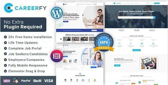 Careerfy 10.2.3 – Job Board WordPress Theme