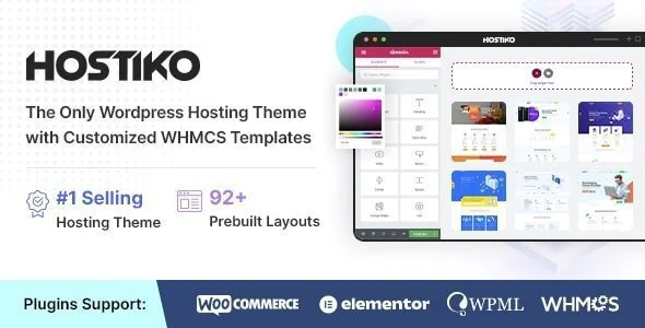 Hostiko 94.3.3 – Hosting WordPress & WHMCS Theme