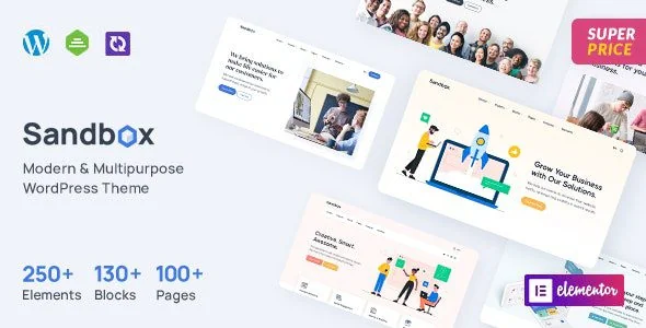 Sandbox 1.1.19 – Modern & Multipurpose WordPress Theme