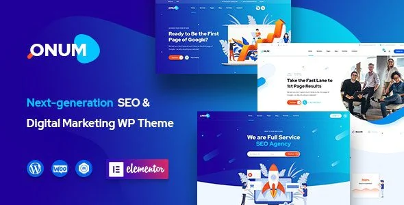 Onum 1.2.16.16 – SEO & Marketing Elementor WordPress Theme