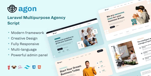 Agon v1.19.1 - Laravel Multipurpose Agency Script - nulled