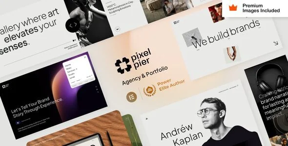 Pixelpiernyc 20 – Portfolio Creative Agency Freelancer WordPress Theme