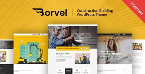 More information about "Borvel v2.0 - Construction Building Company WordPress Theme"