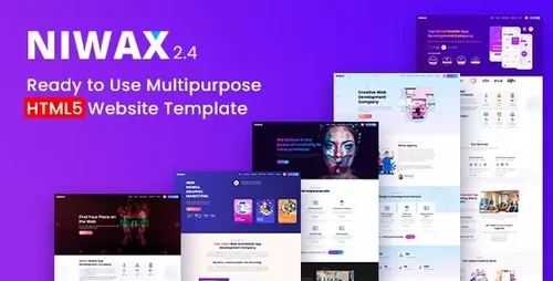 More information about "Niwax v2.4 - Creative Agency & Portfolio HTML Template"
