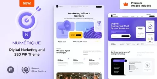 More information about "Numérique - SEO Digital Marketing WordPress Theme"