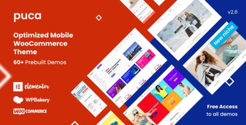 More information about "Puca - Optimized Mobile WooCommerce Theme"