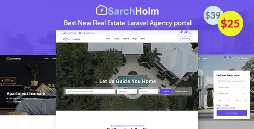 More information about "Sarchholm v2.0.5 - Real Estate Laravel Multilingual Agency Portal"